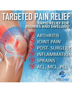 Rodillera Fittest Pro con Paquete de Hielo Reutilizable 2