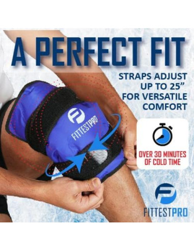 Rodillera Fittest Pro con Paquete de Hielo Reutilizable