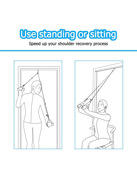 Polea de Hombro Hshbxd para Terapia Física - Azul