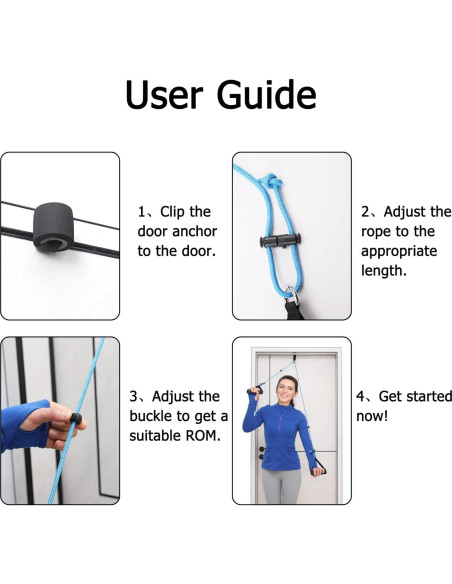 Polea de Hombro Hshbxd para Terapia Física - Azul
