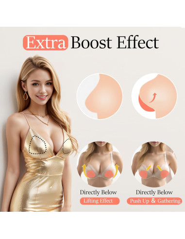 Almohadillas Adhesivas Doble Cara Auftl para Senos A-D