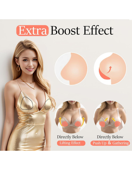 Almohadillas Adhesivas Doble Cara Auftl para Senos A-D