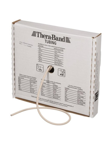 Tubo de Resistencia THERABAND Beige Extra Delgado 7,6 m