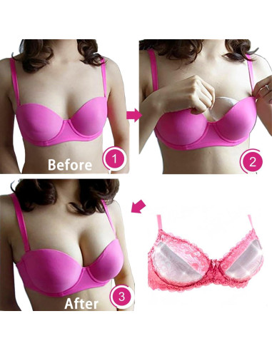 Inserciones de Silicona SEEKUP para Sujetador - Efecto Push-Up
