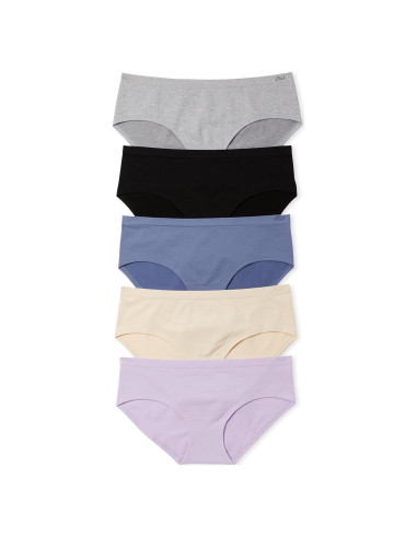 Bragas hipster sin costuras Victoria's Secret PINK (M) 5 piezas