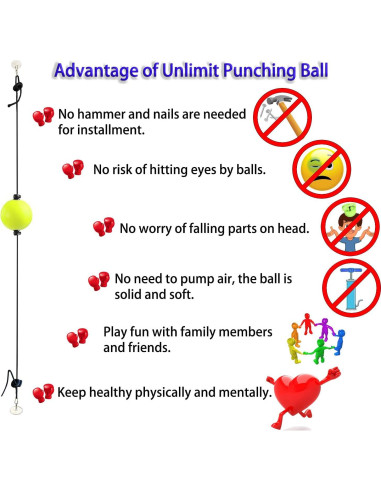 Bola de Golpeo Unlimit para Boxeo y Coordinación