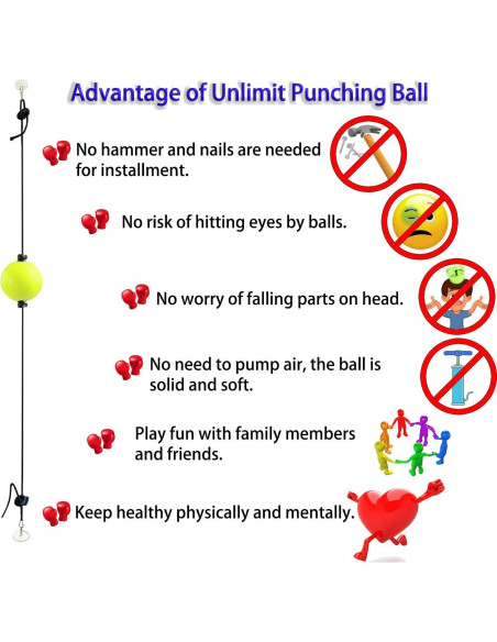 Bola de Golpeo Unlimit para Boxeo y Coordinación