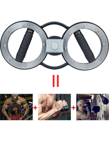 Máquina Rotativa Spinning Burn 5,44 kg Entrenador de Brazos