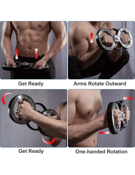 Máquina Rotativa Spinning Burn 5,44 kg Entrenador de Brazos