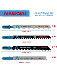 Juego de 30 Cuchillas de Sierra de Calar AIKENSAI T-Shank 2