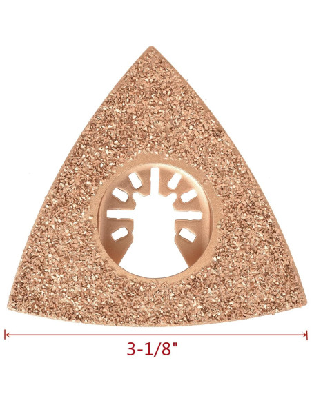 Cuchillas de Multiherramienta Oscilante Ettonsun 6 Pcs Carburo