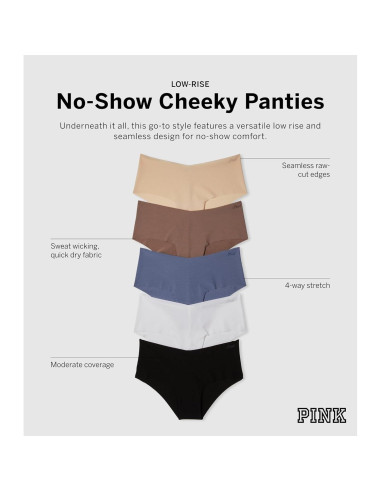 Ropa Interior Cheekster Sin Costuras Victoria's Secret PINK M