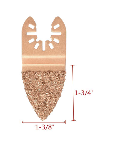 Cuchillas de Multiherramienta Oscilante Ettonsun 6 Pcs Carburo