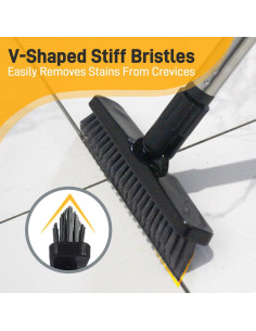 Cepillo de Lechada Rotatorio FRAXIR 137 cm Mango Ajustable 2