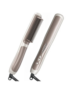 Cepillo Alisador de Cabello LLCJYYCY 3D Antiescaldante 6 Calores