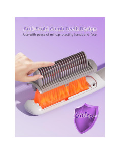 Cepillo Alisador de Cabello LLCJYYCY 3D Antiescaldante 6 Calores 2