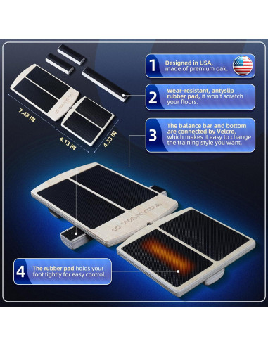 Ejercitador de Tobillo WANYIDA para Alivio de Dolor de Pie