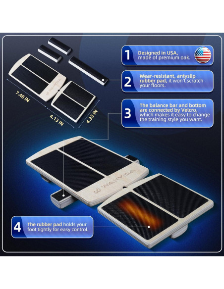 Ejercitador de Tobillo WANYIDA para Alivio de Dolor de Pie