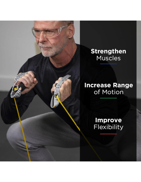 Tubo de Resistencia THERABAND 121,92 cm Amarillo Nivel 2