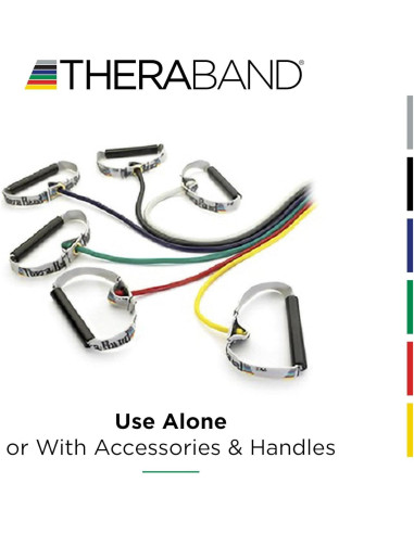 Tubo de Resistencia THERABAND 121,92 cm Amarillo Nivel 2