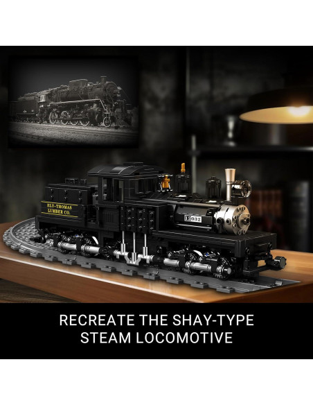 Juego de Construcción Locomotora Mould King 880 PCS LED Control