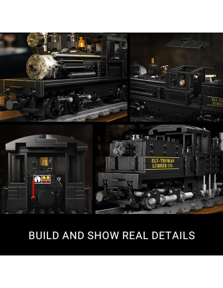 Juego de Construcción Locomotora Mould King 880 PCS LED Control