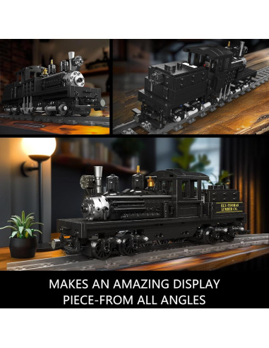 Juego de Construcción Locomotora Mould King 880 PCS LED Control