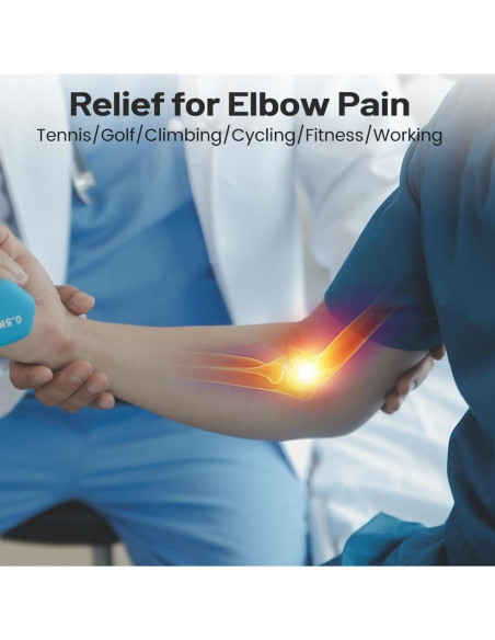 Barra de Terapia Flex Inspack 25kg para Codo de Tenista