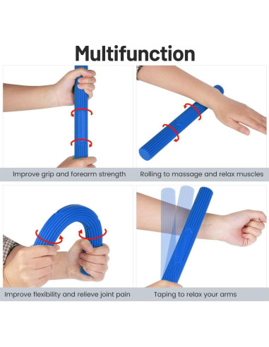 Barra de Terapia Flex Inspack 25kg para Codo de Tenista