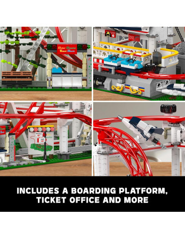 Set de Construcción Mould King Montaña Rusa 3646 Piezas