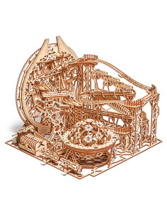 Wood Trick Carrera de Canicas Eléctrica 3D - 38x36 cm