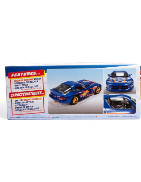 Kit Modelo AMT Hot Wheels Dodge Viper GTS 1/25 17,78 cm