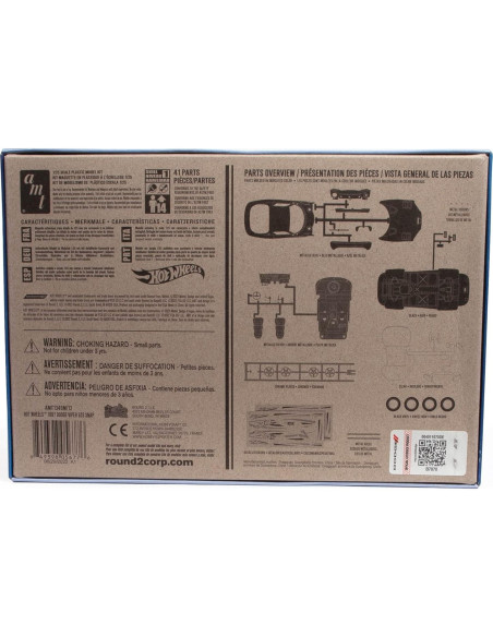 Kit Modelo AMT Hot Wheels Dodge Viper GTS 1/25 17,78 cm