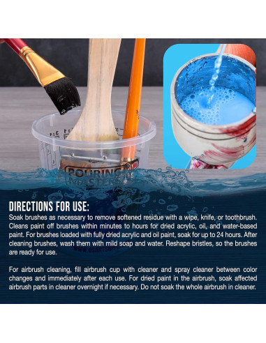 Limpiador de Aerógrafo Master 0.50 kg - 473 ml Multiusos