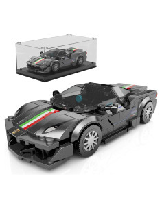 Mould King Auto de Carrera 27068 con Exhibidor Acrílico