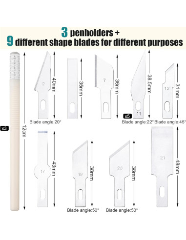 Juego de Mini Sierras de Hobby Honoson con 16 Cuchillas