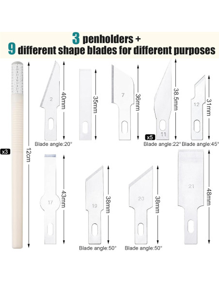 Juego de Mini Sierras de Hobby Honoson con 16 Cuchillas