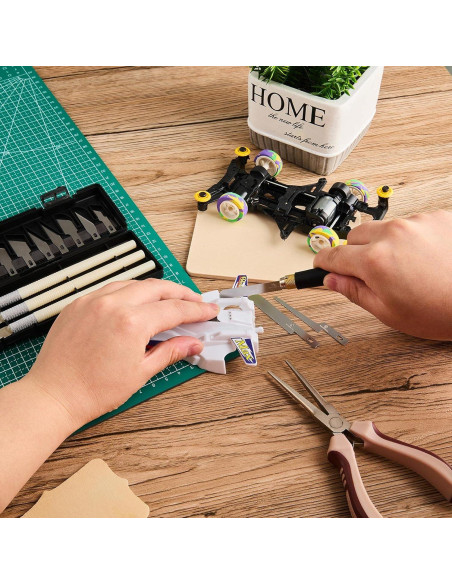 Juego de Mini Sierras de Hobby Honoson con 16 Cuchillas