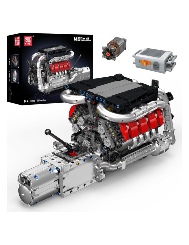 Mould King Motor V8 1169 Piezas Kit de Construcción STEM