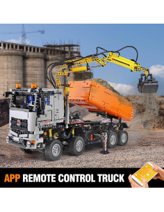 Camión Neumático Mould King 19007 Control Remoto 2970 Pzs 2