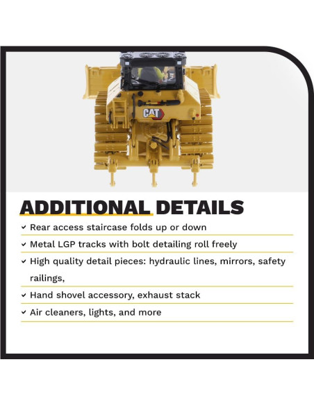 Tractor de Oruga Caterpillar D5 LGP Diecast 1:50 VPAT