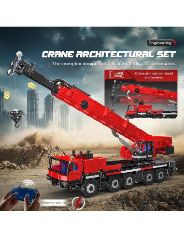 Grúa de Construcción Mould King 17074 Control Remoto 3218PCS