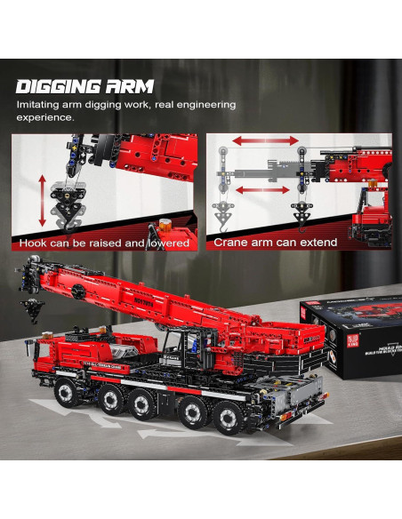 Grúa de Construcción Mould King 17074 Control Remoto 3218PCS