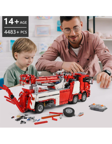 Vehículo de Rescate Mould King 17027 4883 Piezas con Motor