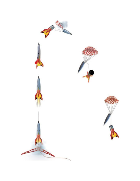 Cohete Estes Big Daddy 2162 Kit Modelo 51 cm Marrón