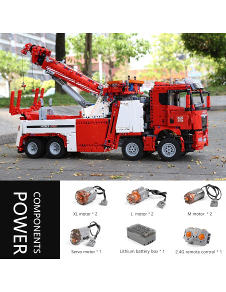 Vehículo de Rescate Mould King 17027 4883 Piezas con Motor