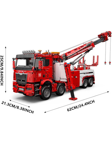 Vehículo de Rescate Mould King 17027 4883 Piezas con Motor