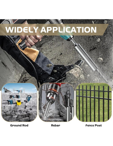 Conductor de Varilla de Tierra SDS Plus SyunsXoon 20 mm