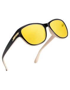 Gafas de Conducción Nocturna TJUTR Polarizadas Amarillas