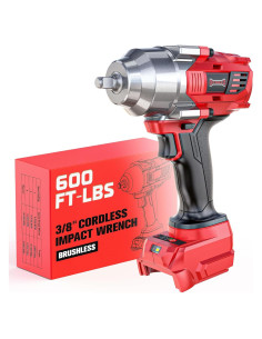 Llave de impacto inalámbrica 3/8" DIYtoolifz 600 Nm 3100 RPM